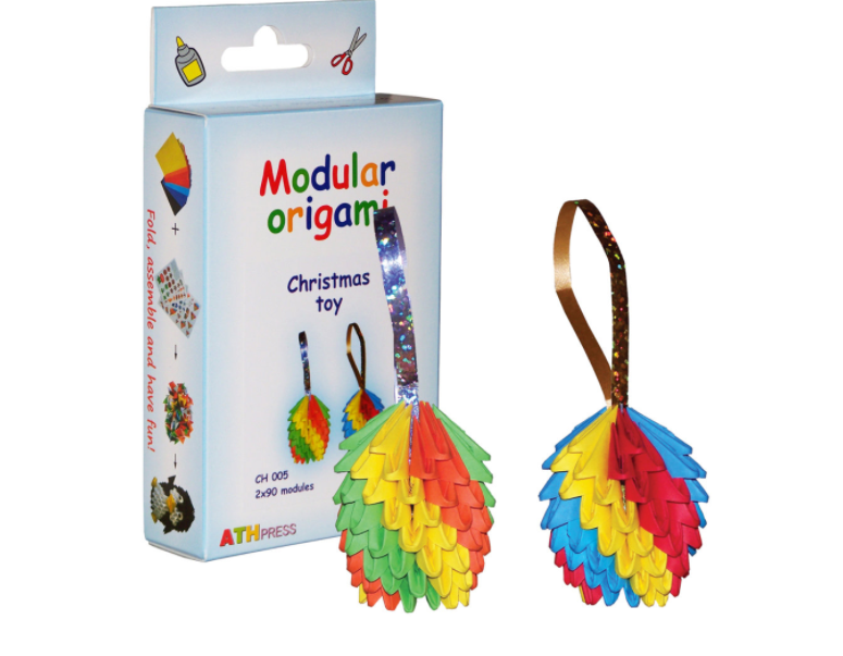 Modular Origami Xmas Toy