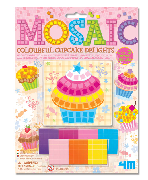 Mosaic Cupcake Delights 