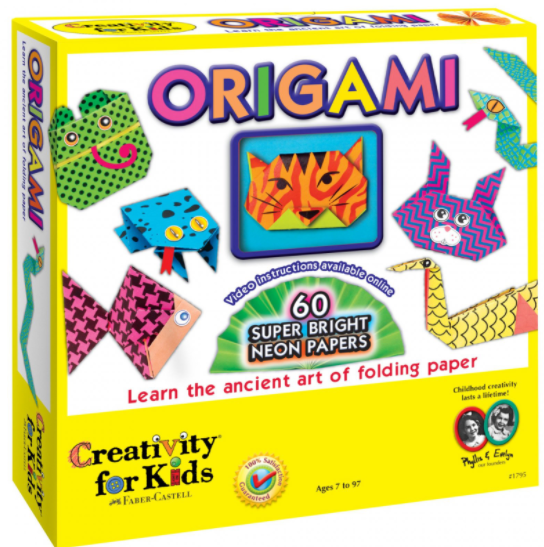 Neon origami set