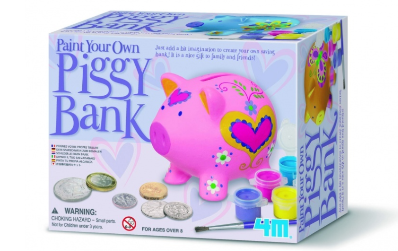 Paint your own piggy bank 