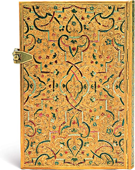 Paperblanks Gold Inlay Slim Notebook