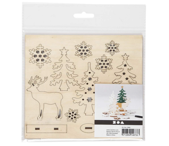 Wood Tree & deer kit 
