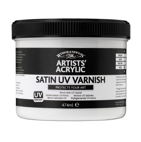 W&N Satin UV Varnish 450ml 