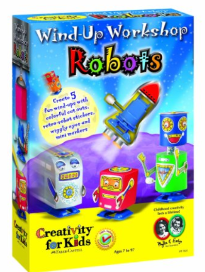 Wind up Workshop Robots 