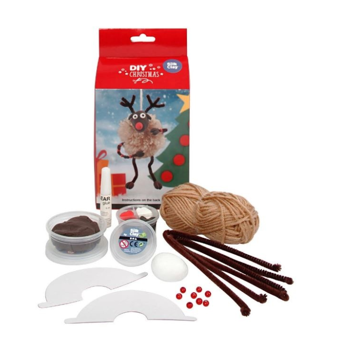 Silk clay christmas kit reindeer
