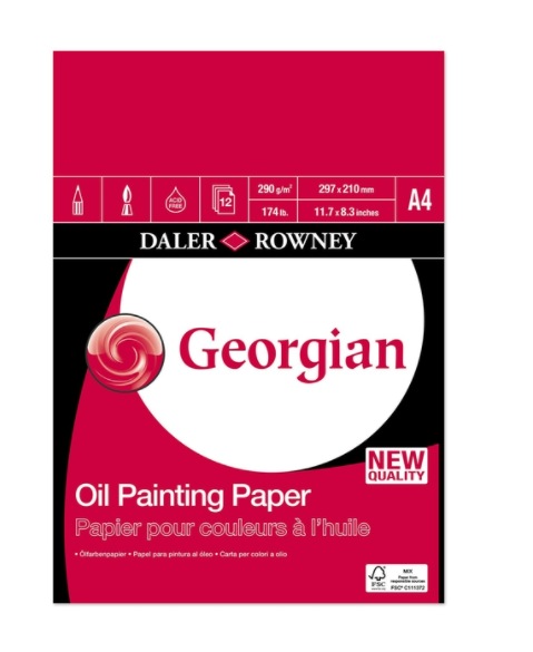 Daler georgian oil pad A4 