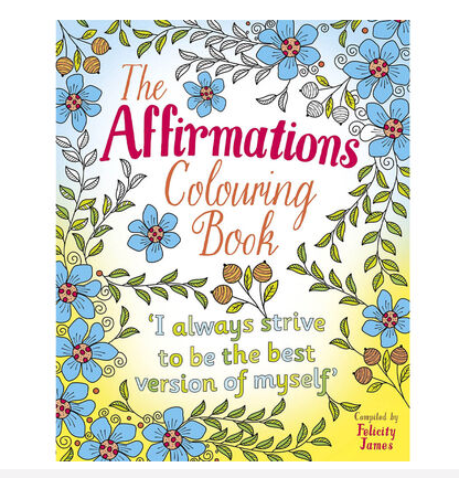 Affirmations colouring book