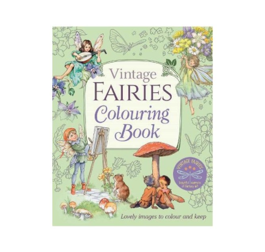 Vintage Fairies Colouring Book