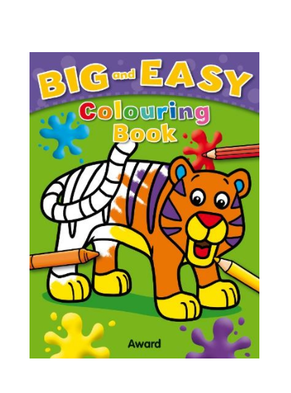 Big & Easy Colouring Book