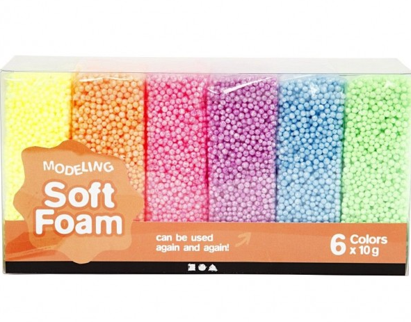 Modeling Soft Foam 6 Colours