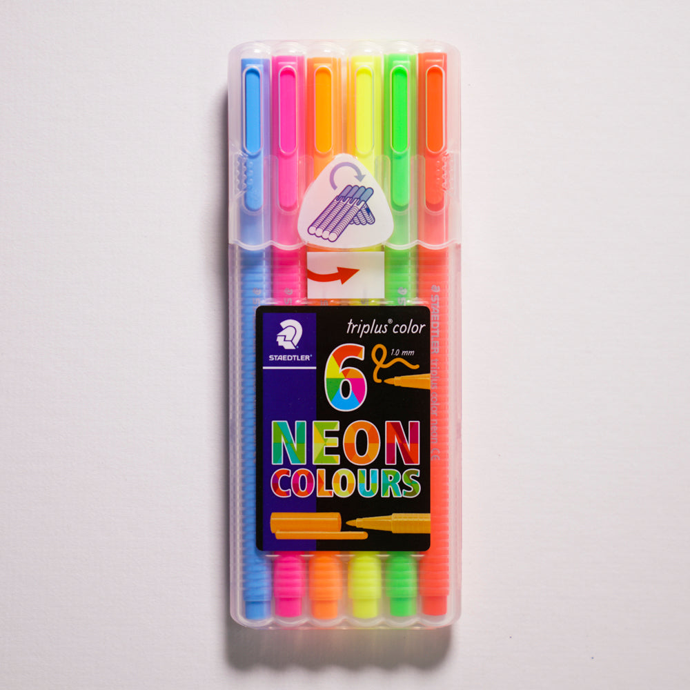 Staedtler Neon Triplus Colours 6 Pack 