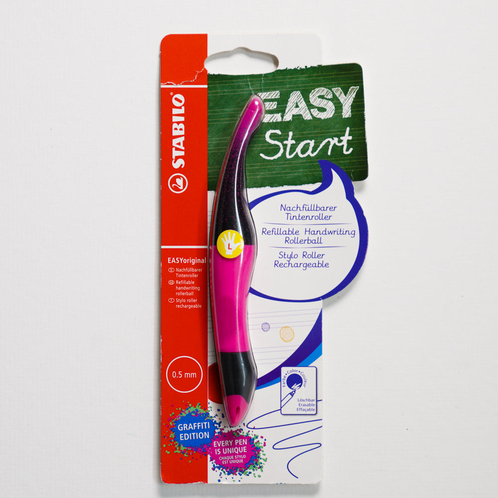 Stabilo easy start rollerball LH pink