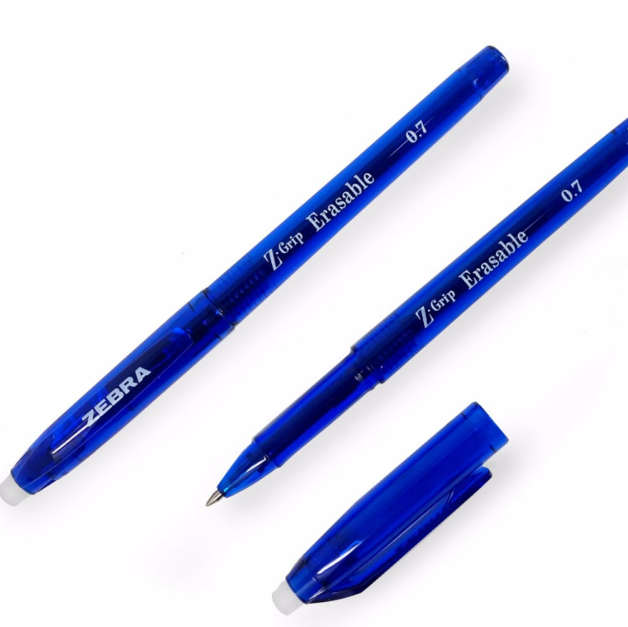 Erasable pen blue pack of 2 