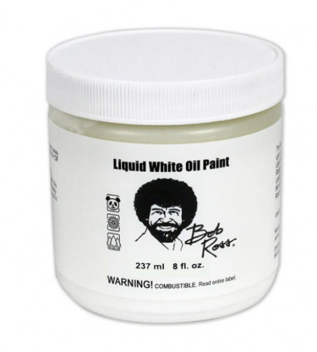 Bob Ross Liquid White Oil Paint 237ml