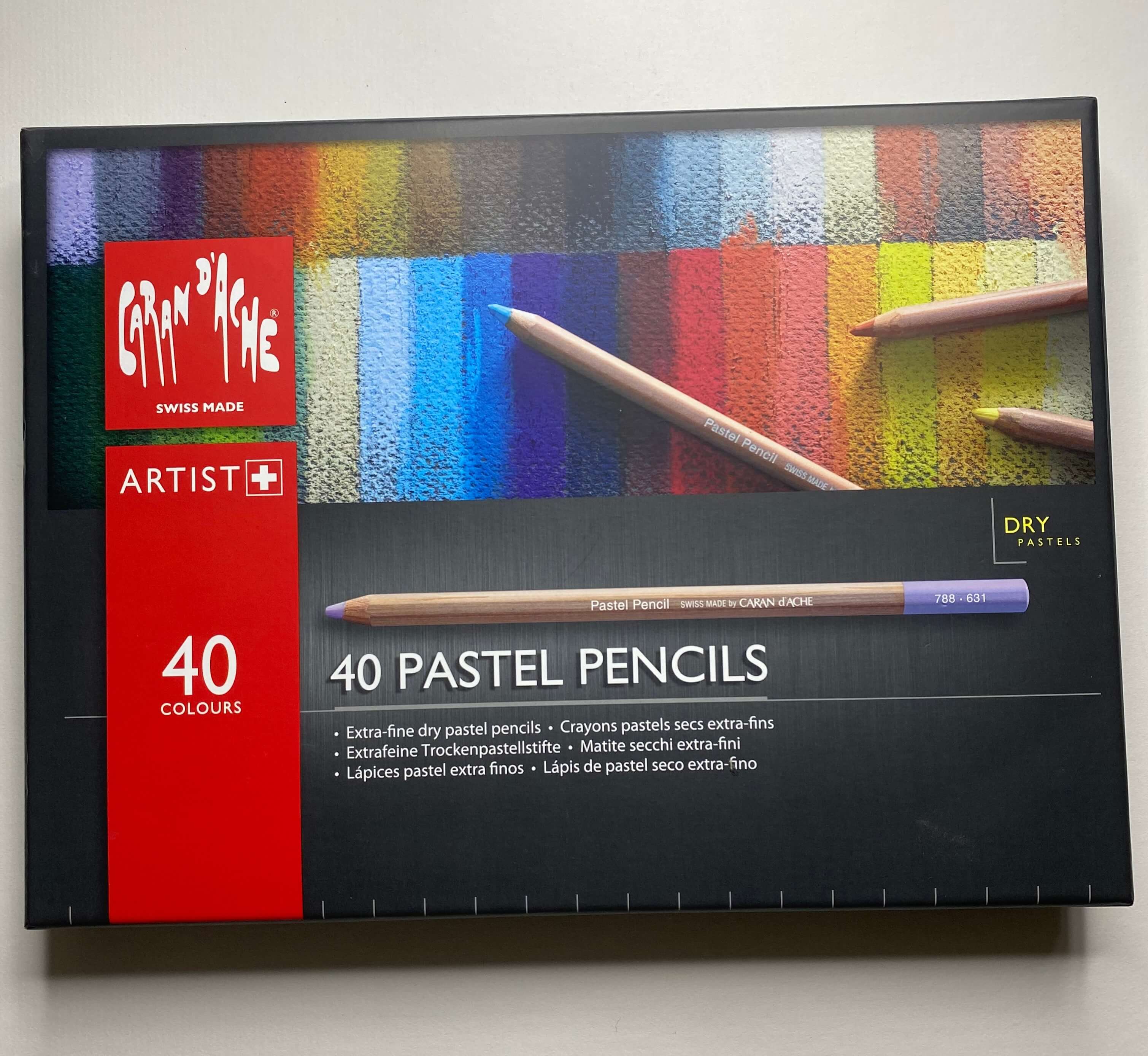 Caran D'ache 40 Pastel Pencils 