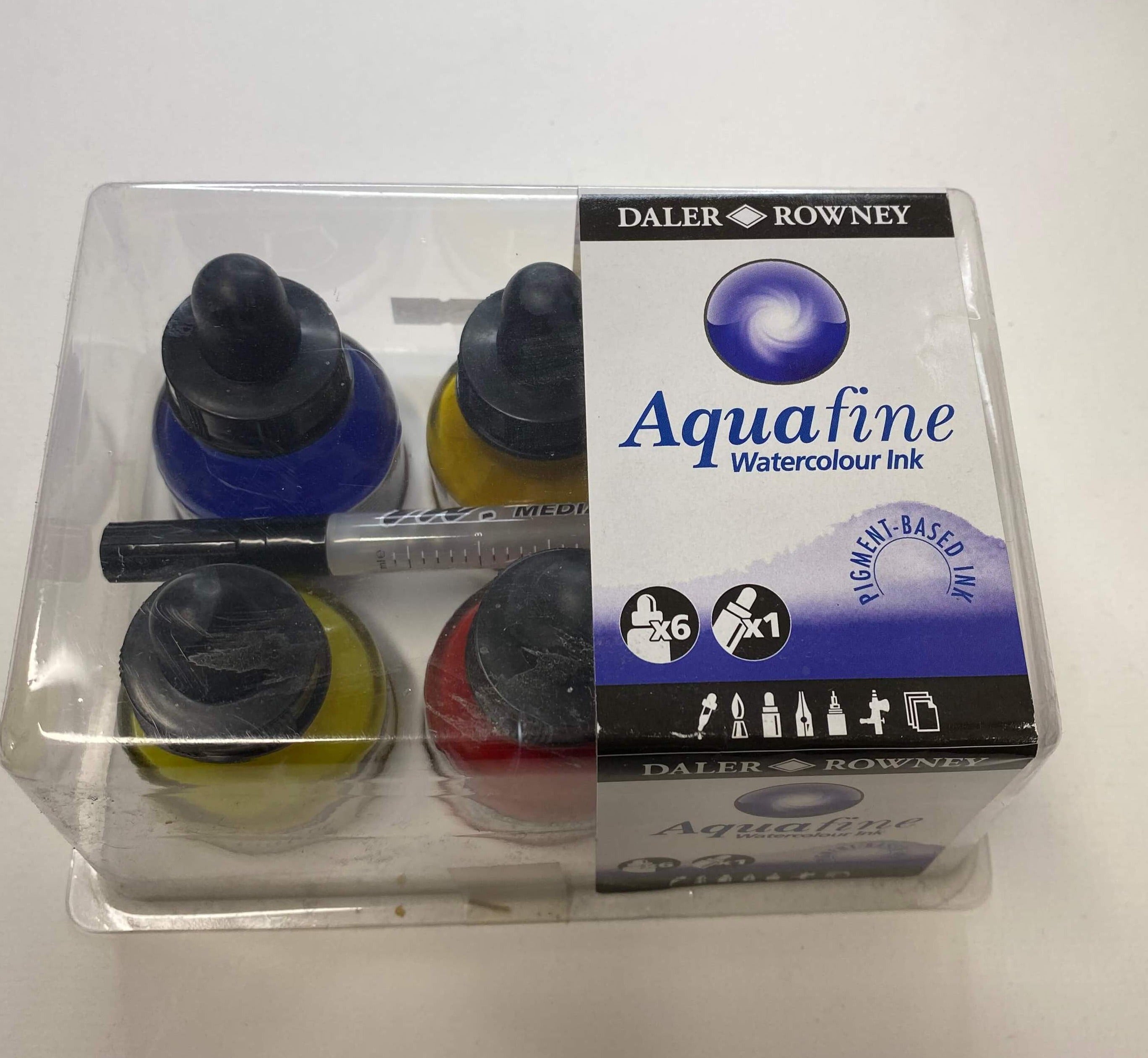 Aquafine ink set of 6