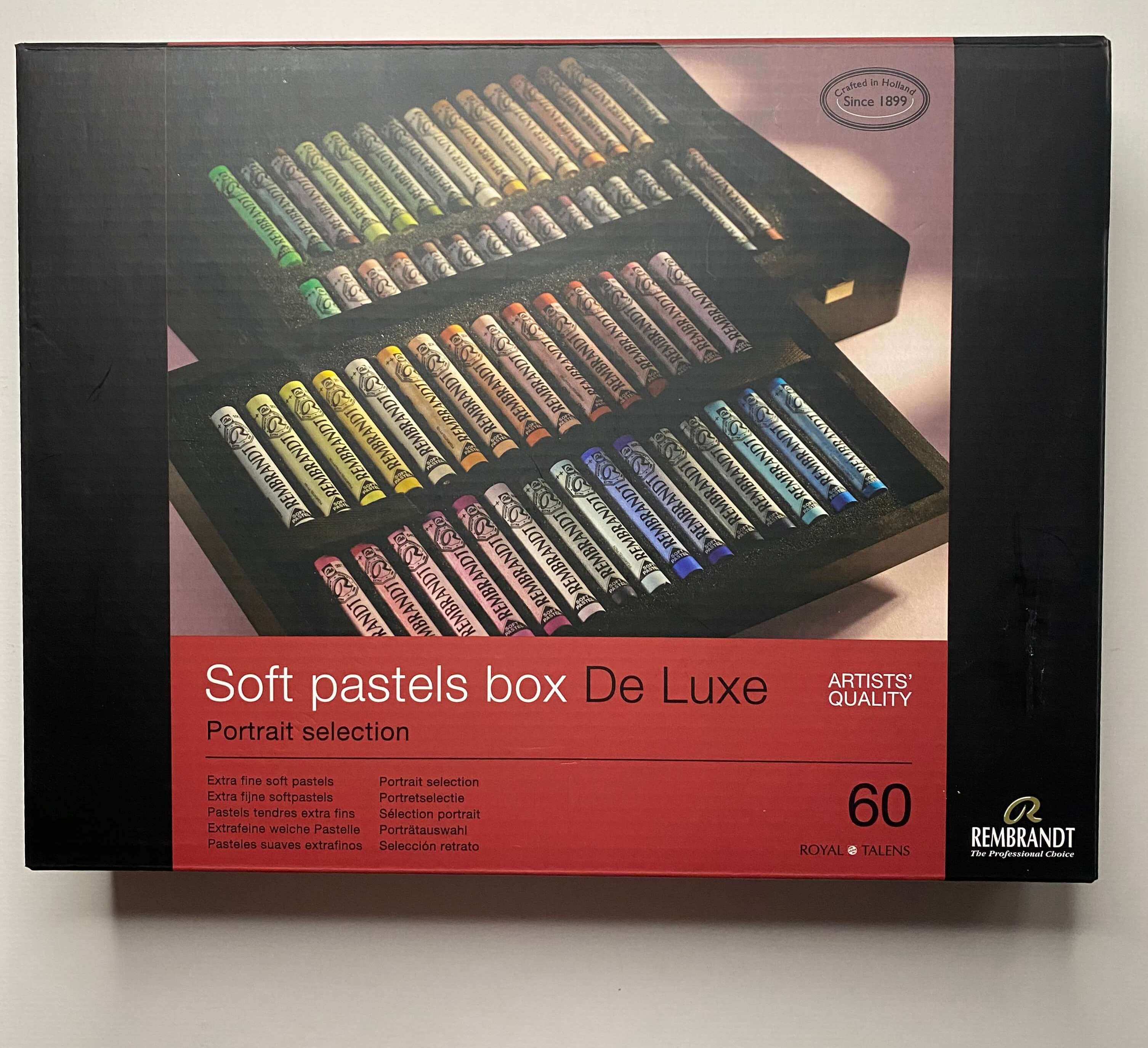 Soft pastel wooden box set Landscape Selection Deluxe, 60 whole pastels