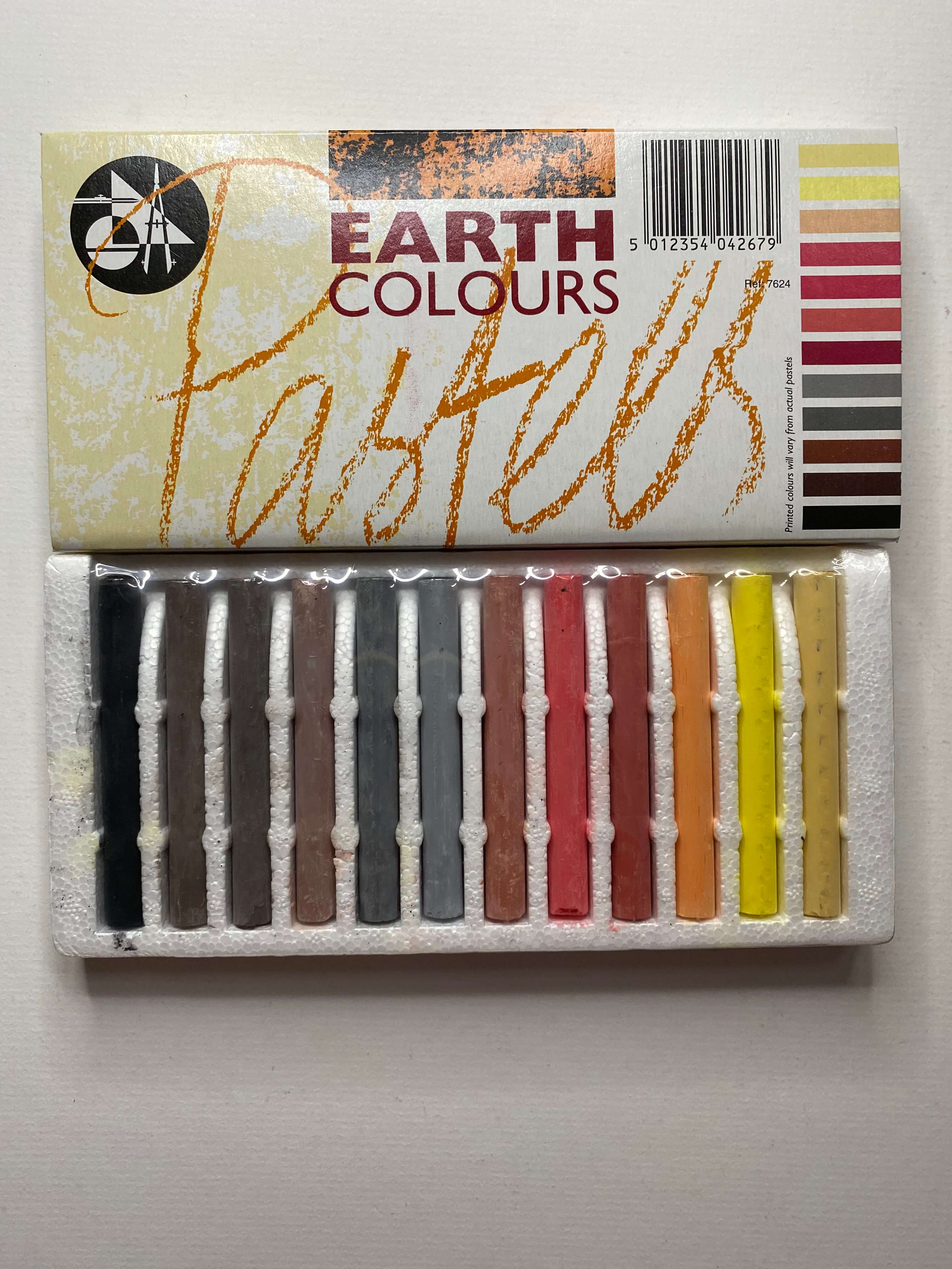 Earth Colours Pastels 12x