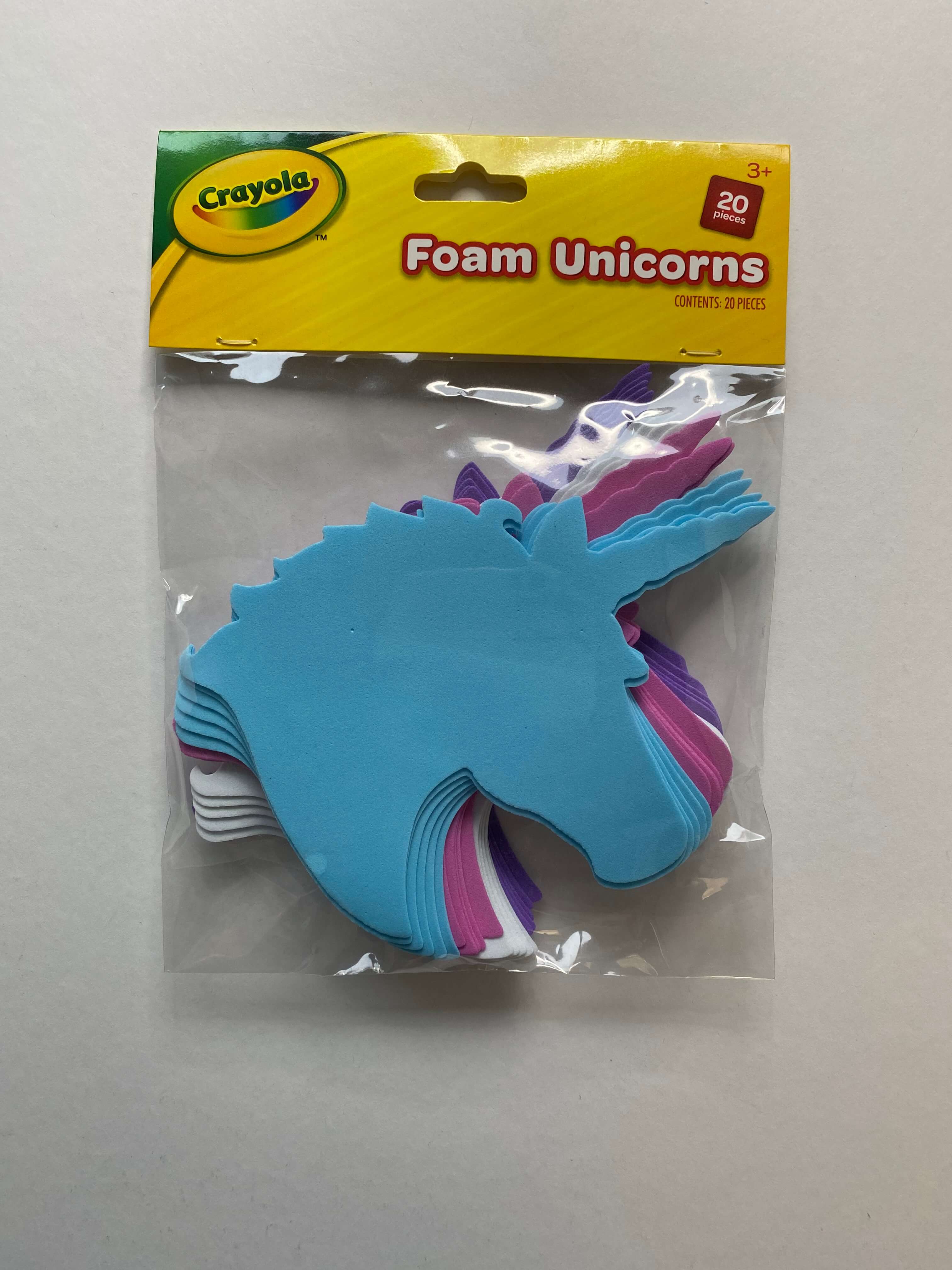 Crayola Foam 20pcs Unicorns 