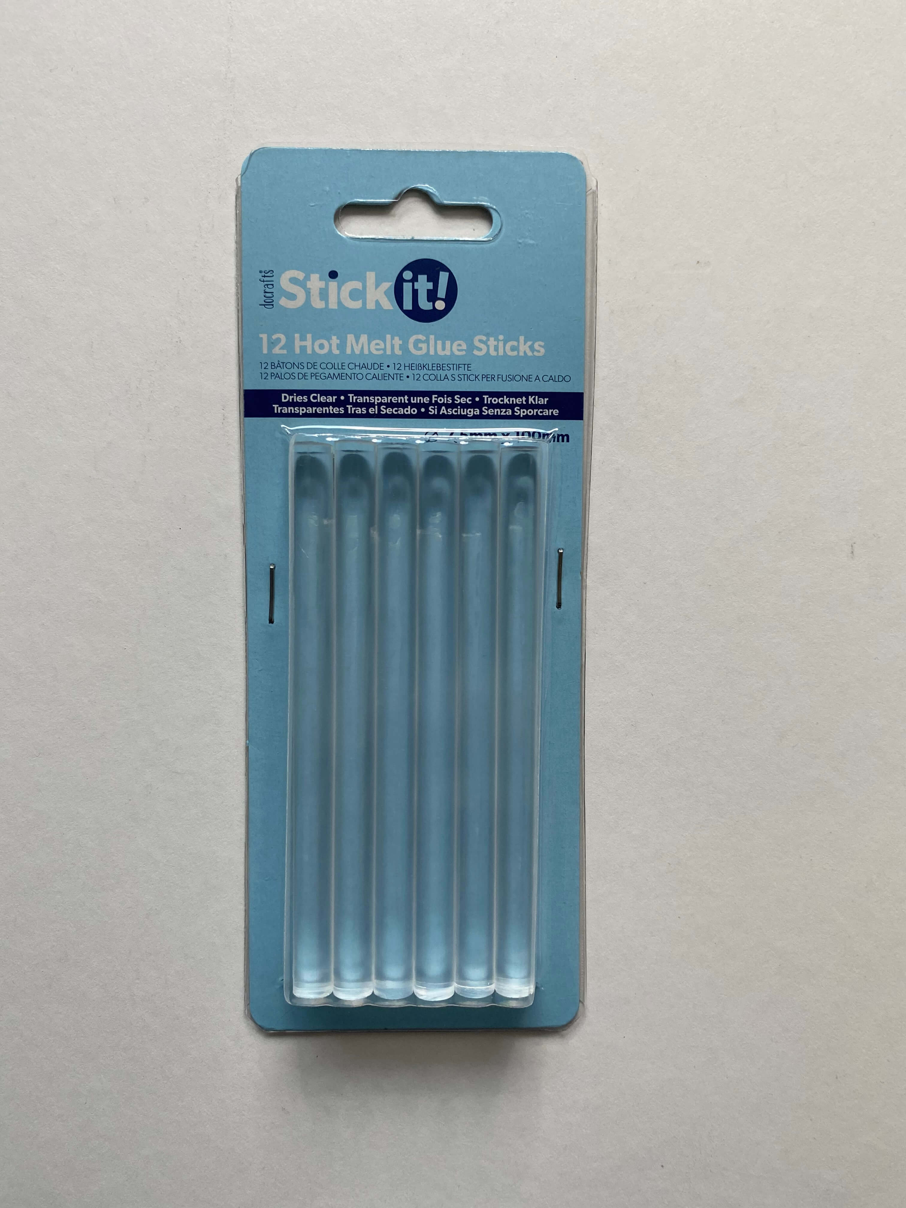 StickIt! 12mm x 12 Hot Melt Clear Glue Sticks 