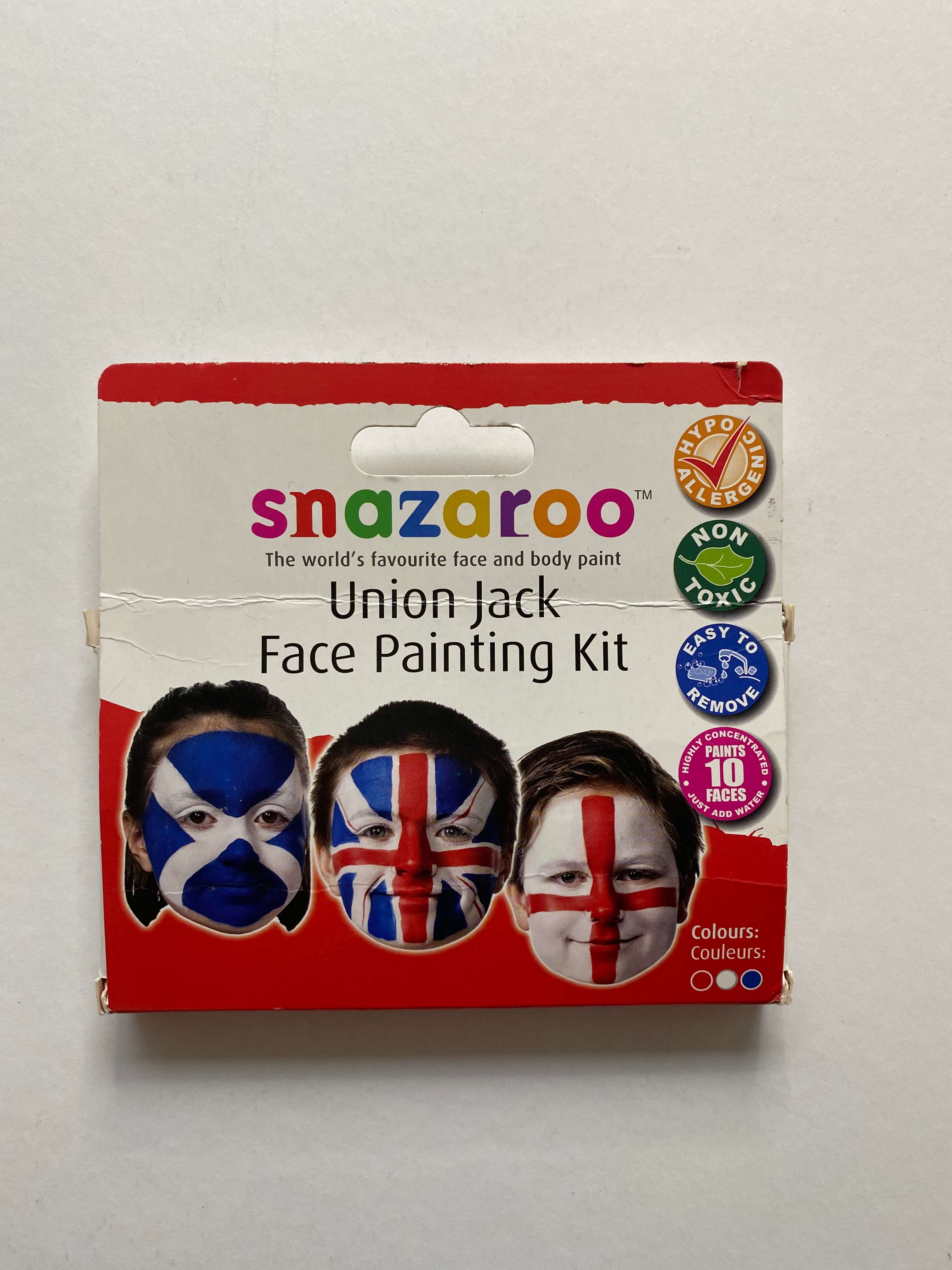 Union Jack Face Painting Kit