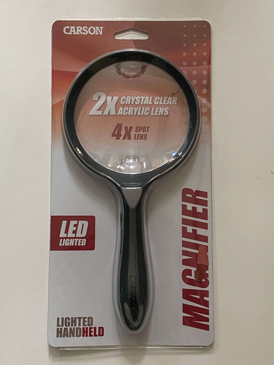 LED Lighted Hand Held Magnifier – ARTSCAPE