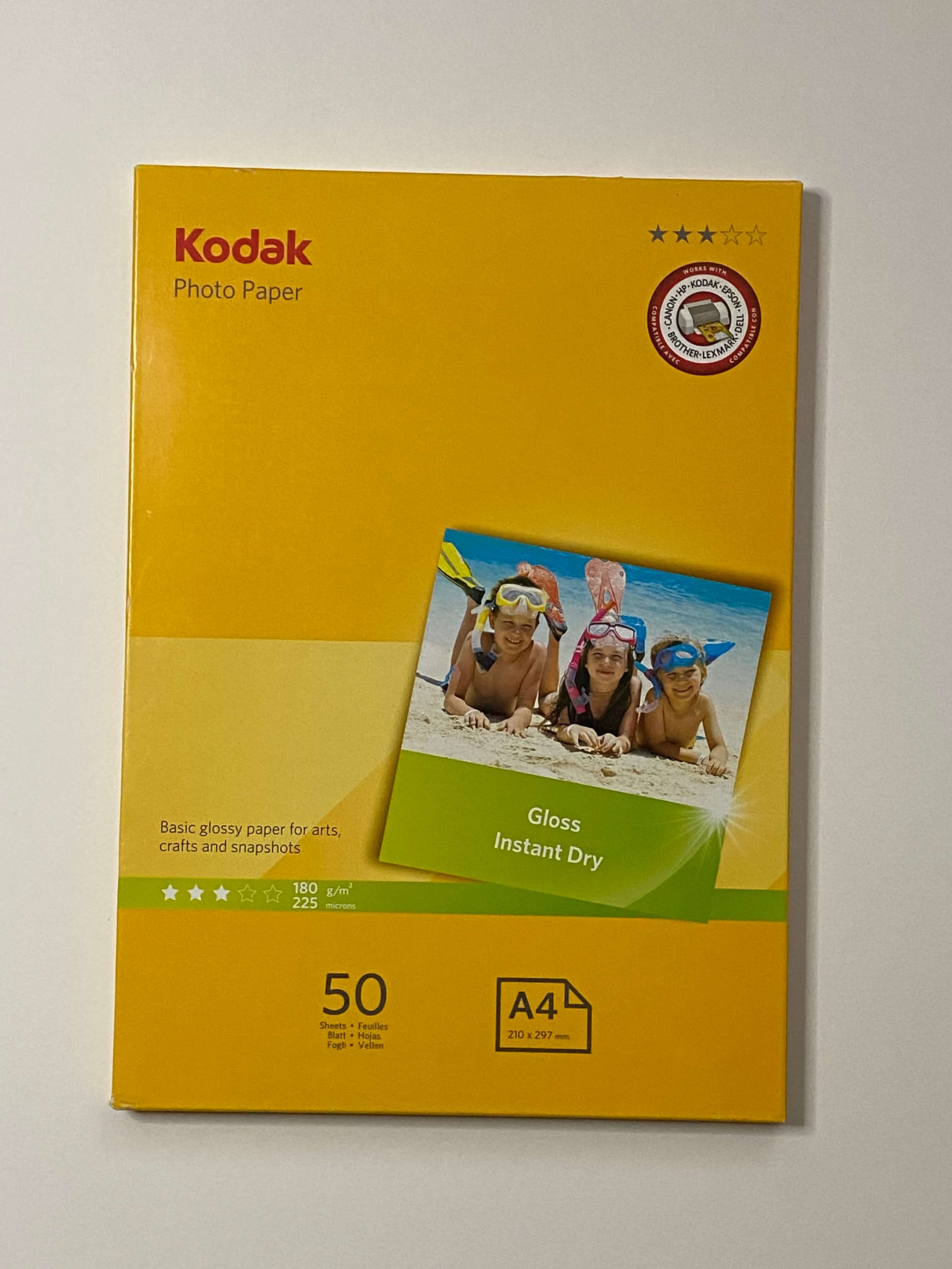 Kodak photo paper 50 sheets