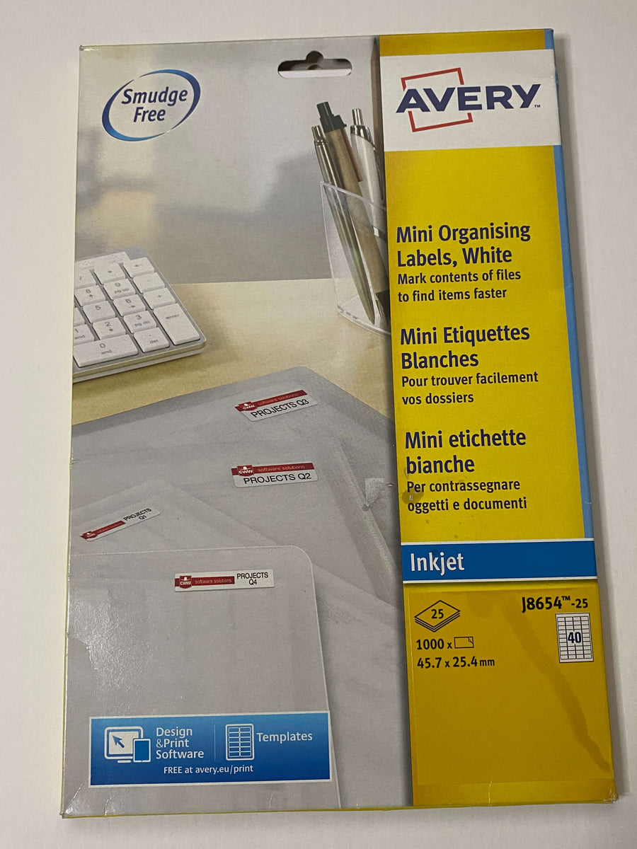 Avery Address Labels 40 per Sheet ARTSCAPE