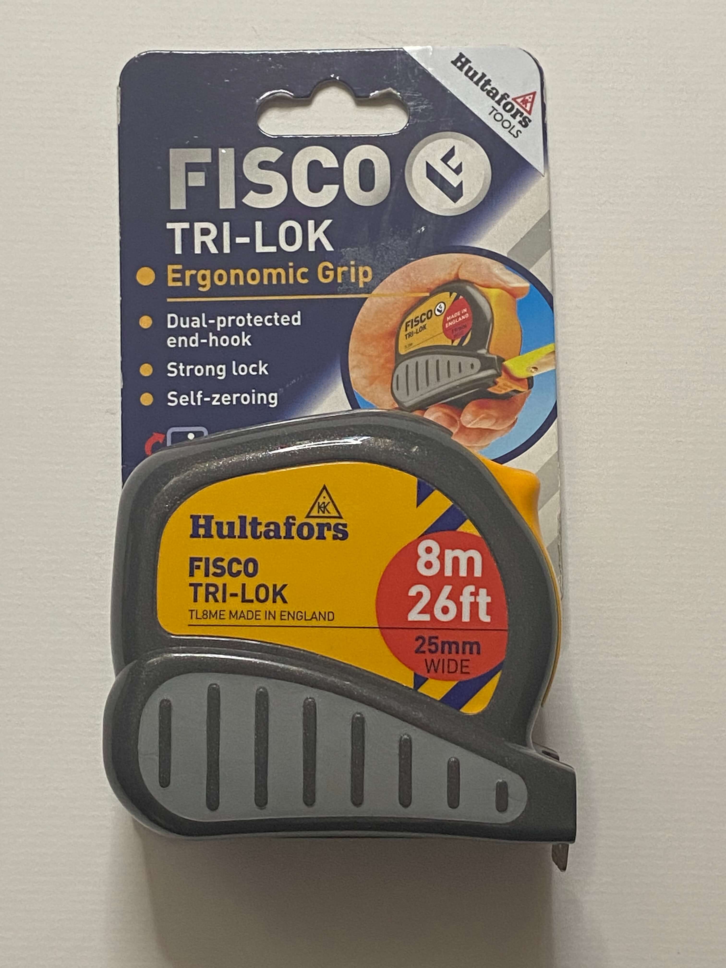 Fisco Tri-Lok 8m/26ft Measure