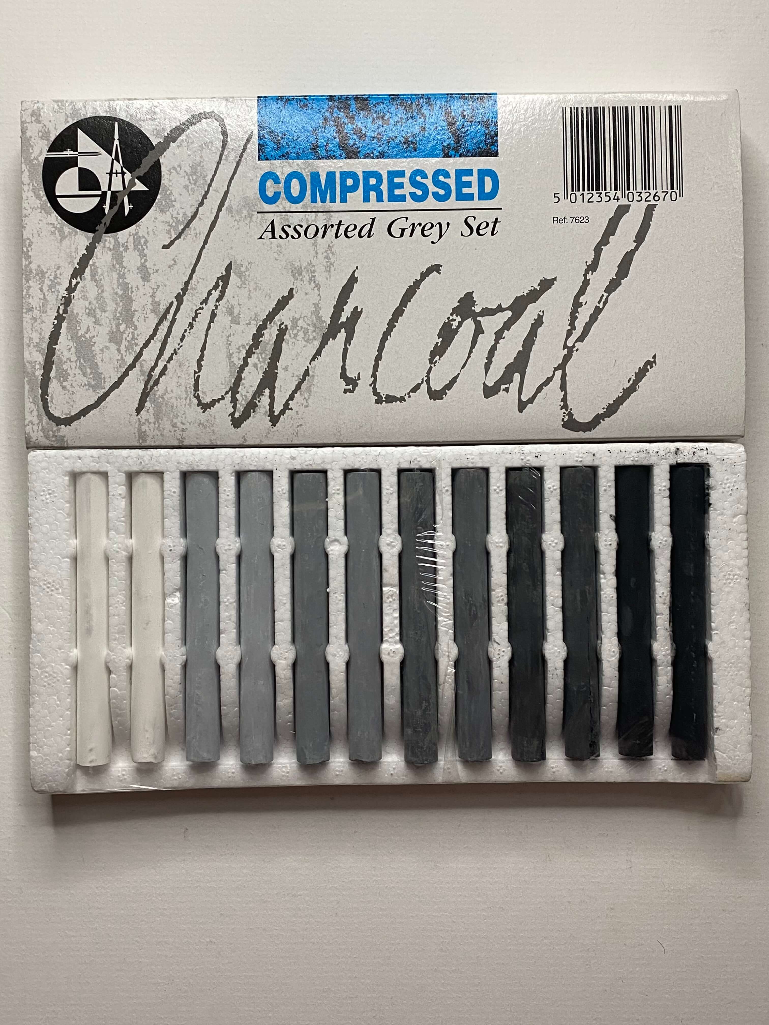 Charcoal Asstd Grey Set 12PK