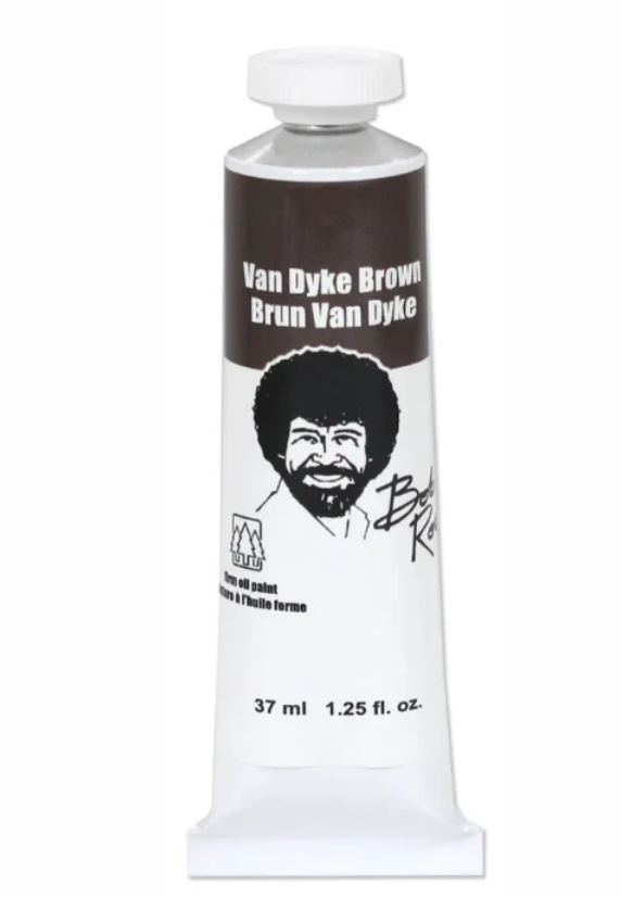 Bob Ross Indian Van Dyke Brown Oil Paint 37ml 