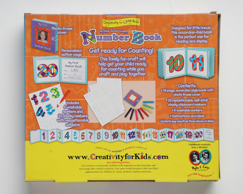 Make Your Own Number Book – ARTSCAPE