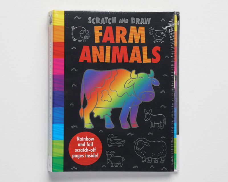 Scratch and Draw Farm Animals