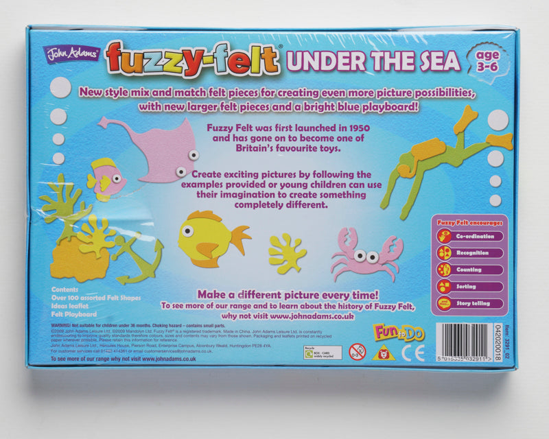 Fuzzy Felt Ages 3-6 Under The Sea