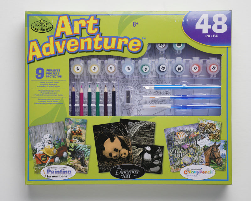 Art Adventure Painting By Numbers 48pc 